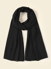 Premium Chiffon Hijab - Black